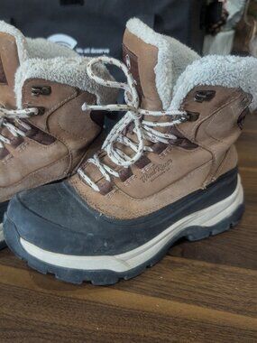 Well-worn winter boots